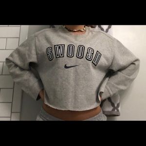 nike swoosh sweatshirt